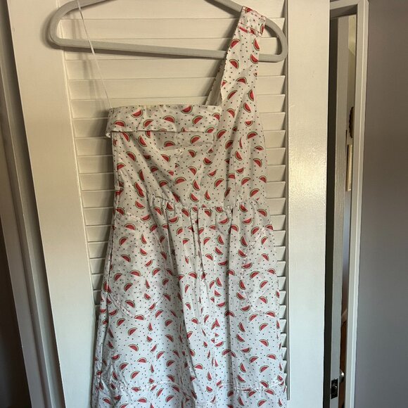 Dresses & Skirts - Anthropologie Parkbound One-Shoulder Watermelon Print Dress. Women’s 00